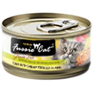 Fussie Cat Premium Tuna with Shrimp Canned 24/2.82oz Fussie Cat, Premium, Tuna, Canned, shrimp